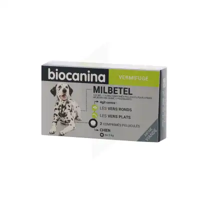 Biocanina Milbetel 12,5mg/125mg Comprimés Chien +5kg B/2 à Courbevoie