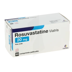 Rosuvastatine Viatris 20 Mg, Comprimé Pelliculé