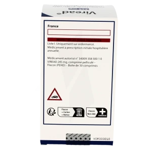 Viread 245 Mg, Comprimé Pelliculé
