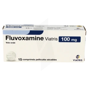 Fluvoxamine Viatris 100 Mg, Comprimé Pelliculé Sécable