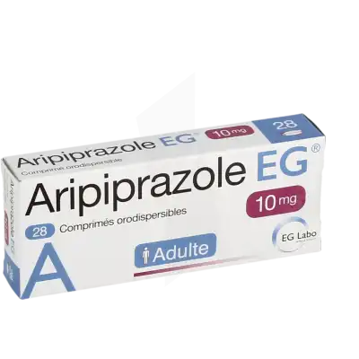 Aripiprazole Eg 10 Mg, Comprimé Orodispersible à Auterive