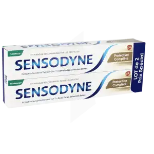 Acheter Sensodyne Protection Complète Lot de 2 x 75 ml à SAINT-GERMAIN-DU-PUY