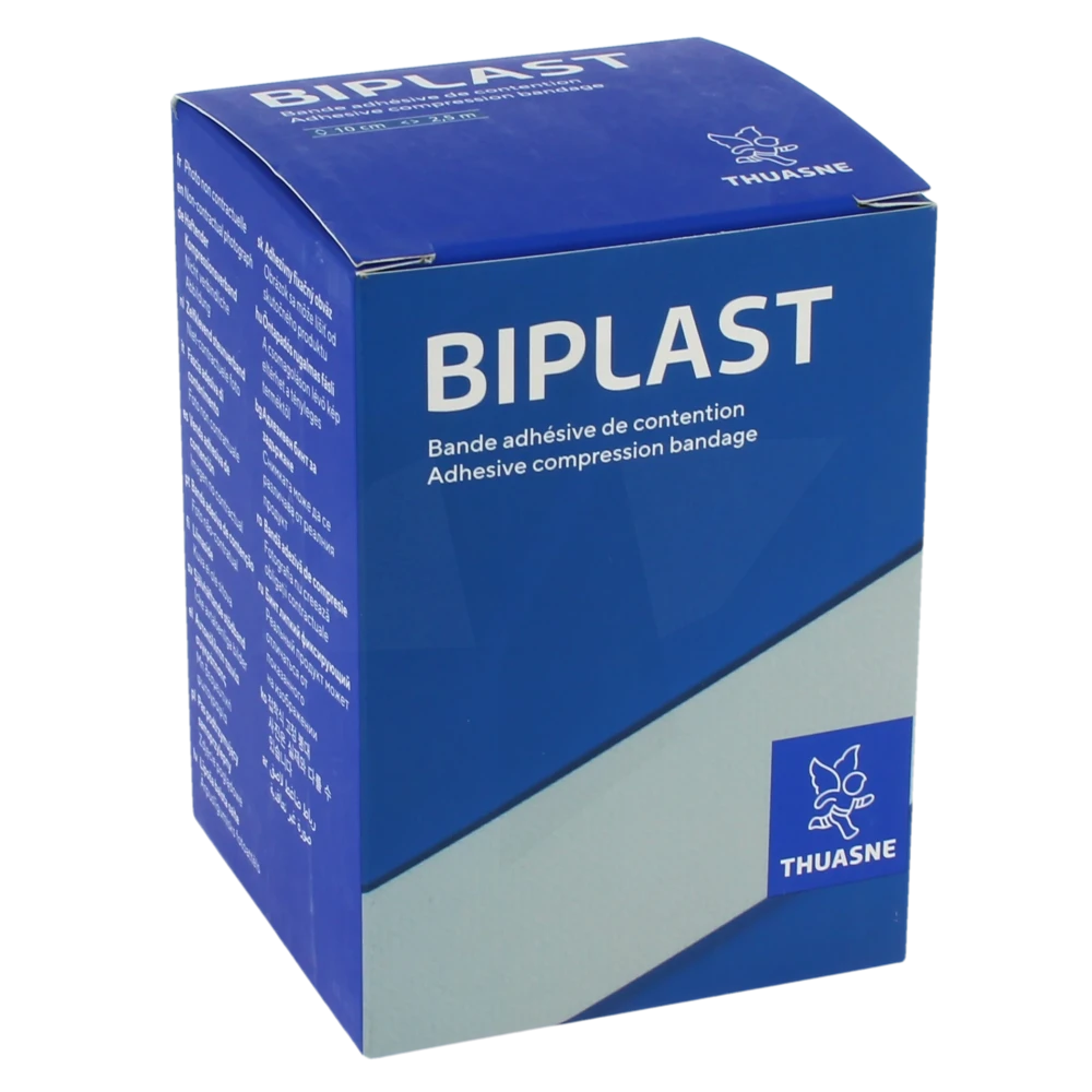 Thuasne Biplast Bande Contention Blanc 10cmx2,5m