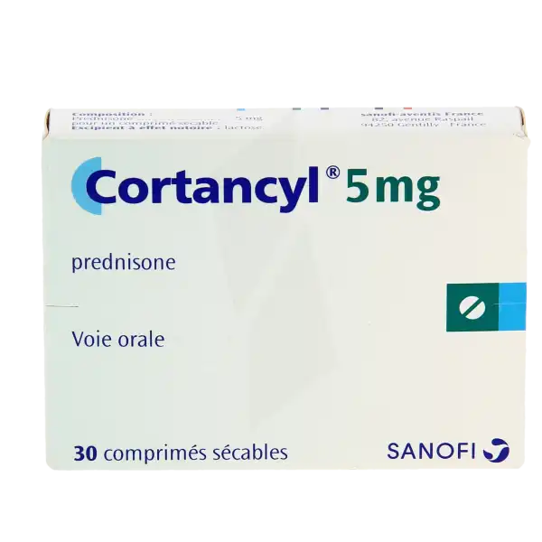Cortancyl 5 Mg, Comprimé Sécable