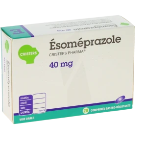 Esomeprazole Cristers Pharma 40 Mg, Comprimé Gastro-résistant