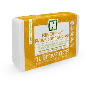 Nutravance Rinophar Sans Sucre Pâtes B/45