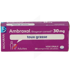 Ambroxol Biogaran Conseil 30 Mg, Comprimé Sécable