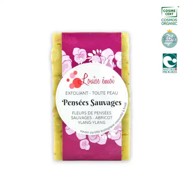 Louise émoi Savon Solide Pensées Sauvages 100g