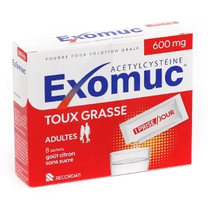 Exomuc 600 Mg, Poudre Pour Solution Orale En Sachet
