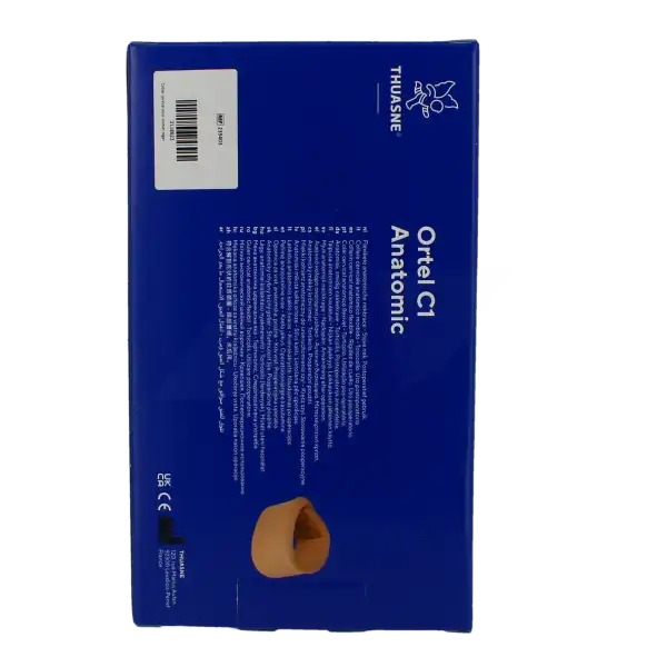 Thuasne C1 Anatomique Collier Cervical Marine 7,5cm Taille 3