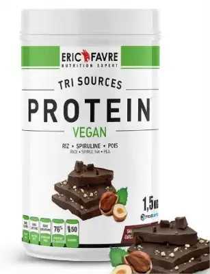 Eric Fav Proteine Vegan Choco Nois 1,5kg à MARIGNANE