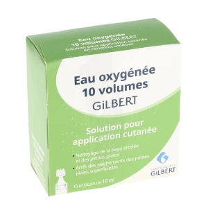 Eau oxygénée stabilisée codex 10 volumes Gilbert solution pour