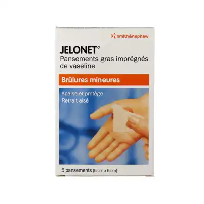 Jelonet, 5 Cm X 5 Cm , Bt 5 à Saint-Maximin
