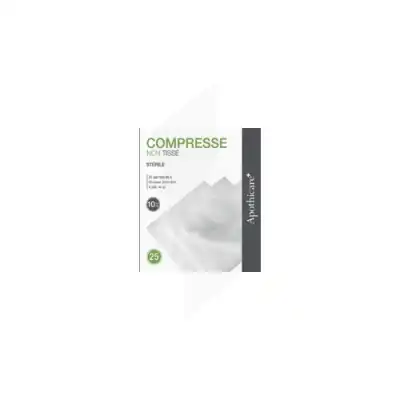 Apothicare Compresse Non-tissé Stérile 10x10 B/25 à CORMEILLES-EN-PARISIS