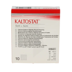 Kaltostat Pans Absorbant 5x5cm B/10