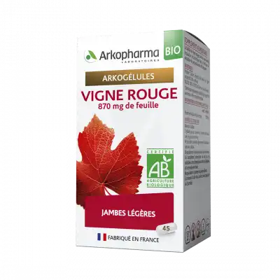Acheter Arkogélules Vigne Rouge Bio Gélules Fl/45 à Voiron