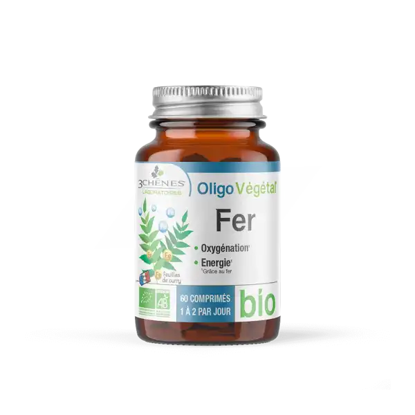 Oligovégétal Fer Comprimés Bio Pilulier/60
