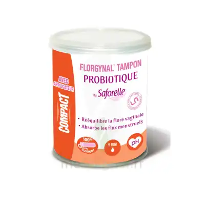 Florgynal Probiotique Tampon Périodique Avec Applicateur Mini B/9 à LA TESTE DE BUCH