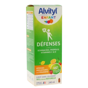 Alvityl Enfant Défenses Sirop Flacon De 240 Ml