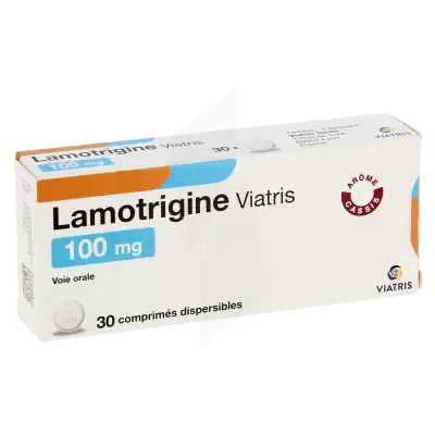 Lamotrigine Viatris 100 Mg, Comprimé Dispersible à Saint-Pierre-des-Corps
