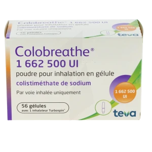Colobreathe 1 662 500 Ui, Poudre Pour Inhalation En Gélule