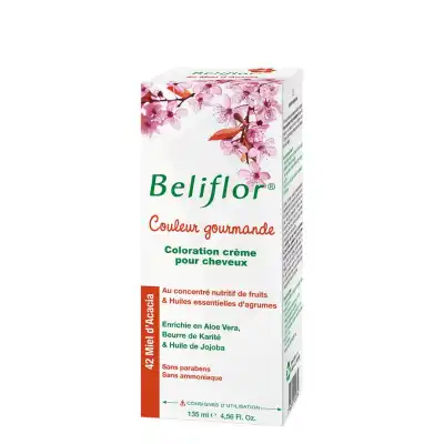 Béliflor Coloration Crème N°42 Gourmande Miel D'acacia 135ml à GRENOBLE