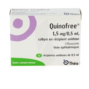 Quinofree 1,5 Mg/0,5 Ml, Collyre En Récipient Unidose