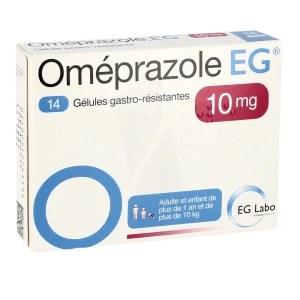 Omeprazole Eg 10 Mg, Gélule Gastro-résistante