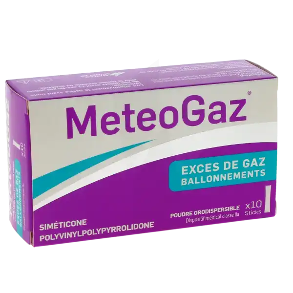 Meteogaz Poudre Orodispersible 10 Sticks