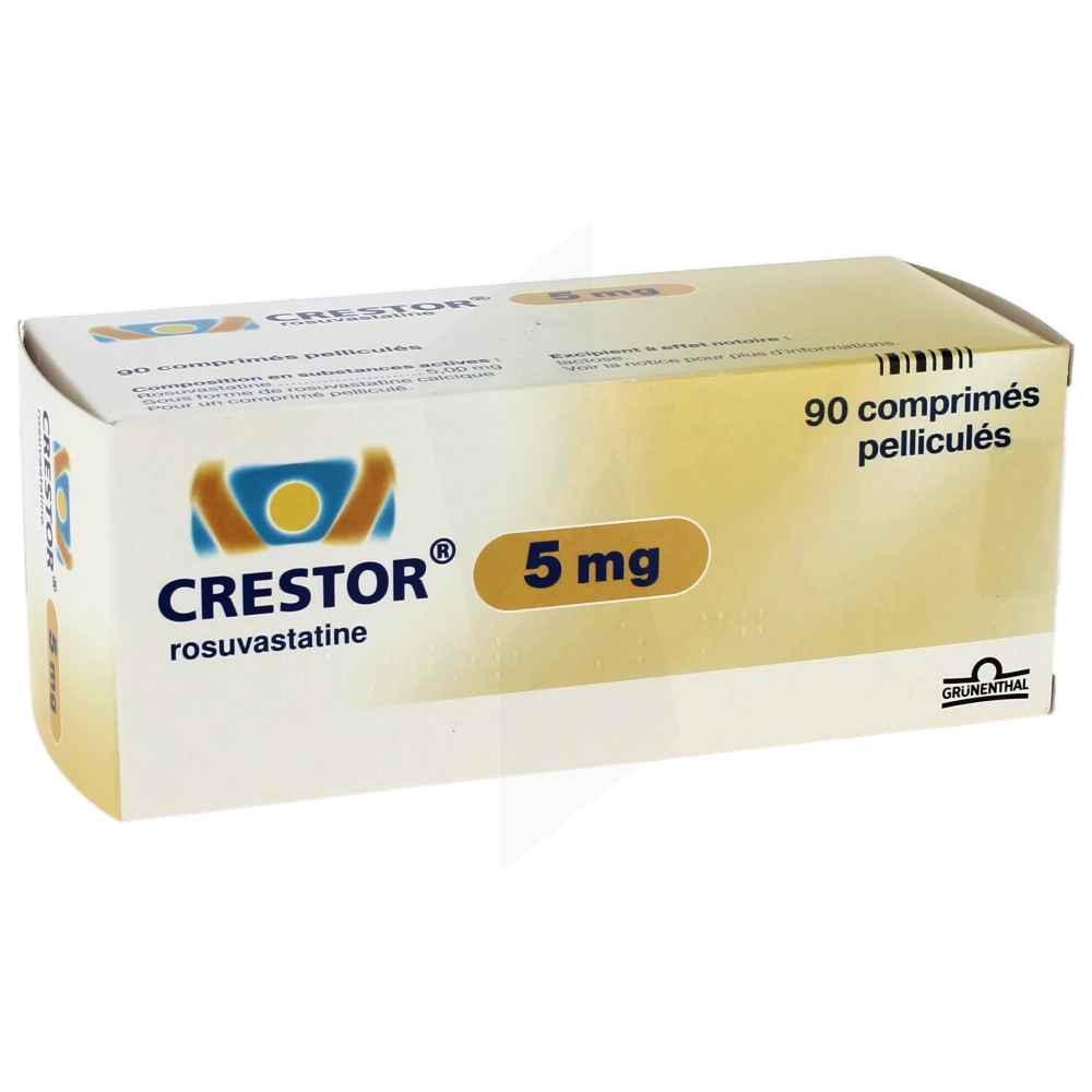 Crestor 5 Mg, Comprimé Pelliculé