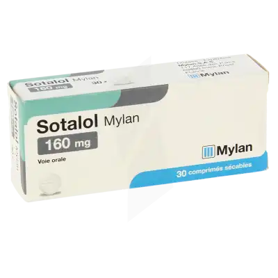 Sotalol Viatris 160 Mg, Comprimé Sécable à Abbeville