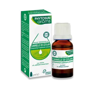 Phytosun Arôms Huiles Essentielles Cannelle Ceylan écorce 5 Ml