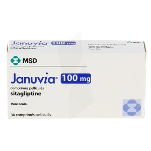 Januvia 100 Mg, Comprimé Pelliculé