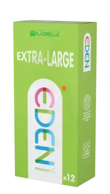 Eden Gen Préservatif Extra Large Latex Lubrifié B/12 à Auterive