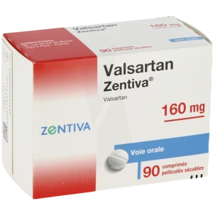 Valsartan Zentiva 160 Mg, Comprimé Pelliculé Sécable