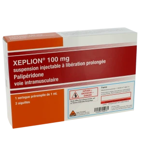 Xeplion 100 Mg, Suspension Injectable à Libération Prolongée
