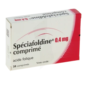 Speciafoldine 0,4 Mg, Comprimé