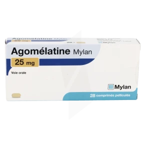 Agomelatine Viatris 25 Mg, Comprimé Pelliculé