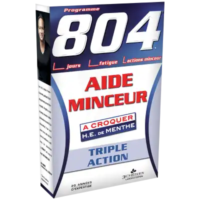 804 AIDE MINCEUR TRIPLE ACTION Comprimés à croquer B/30