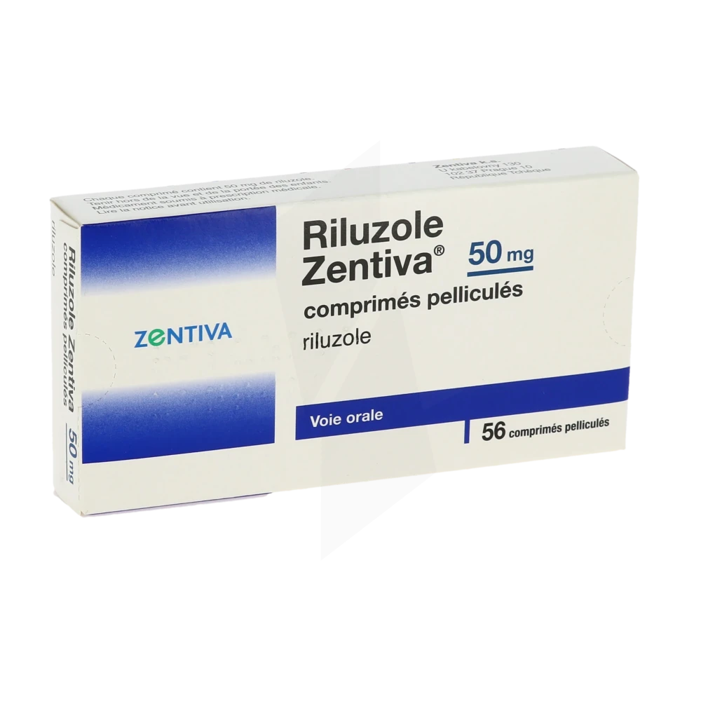 Riluzole Zentiva 50 Mg, Comprimé Pelliculé