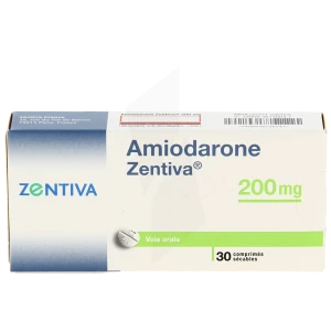 Amiodarone Zentiva 200 Mg, Comprimé Sécable