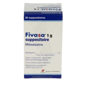 Fivasa 1 G, Suppositoire