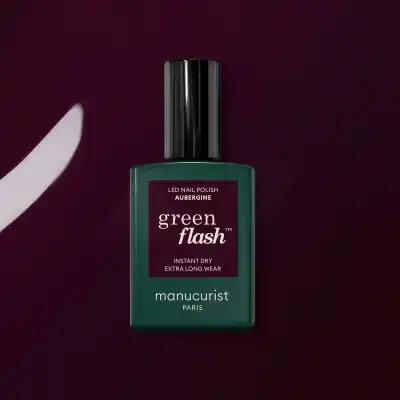 Manucurist Green Flash Vernis Led Aubergine Fl/15ml à MONDONVILLE