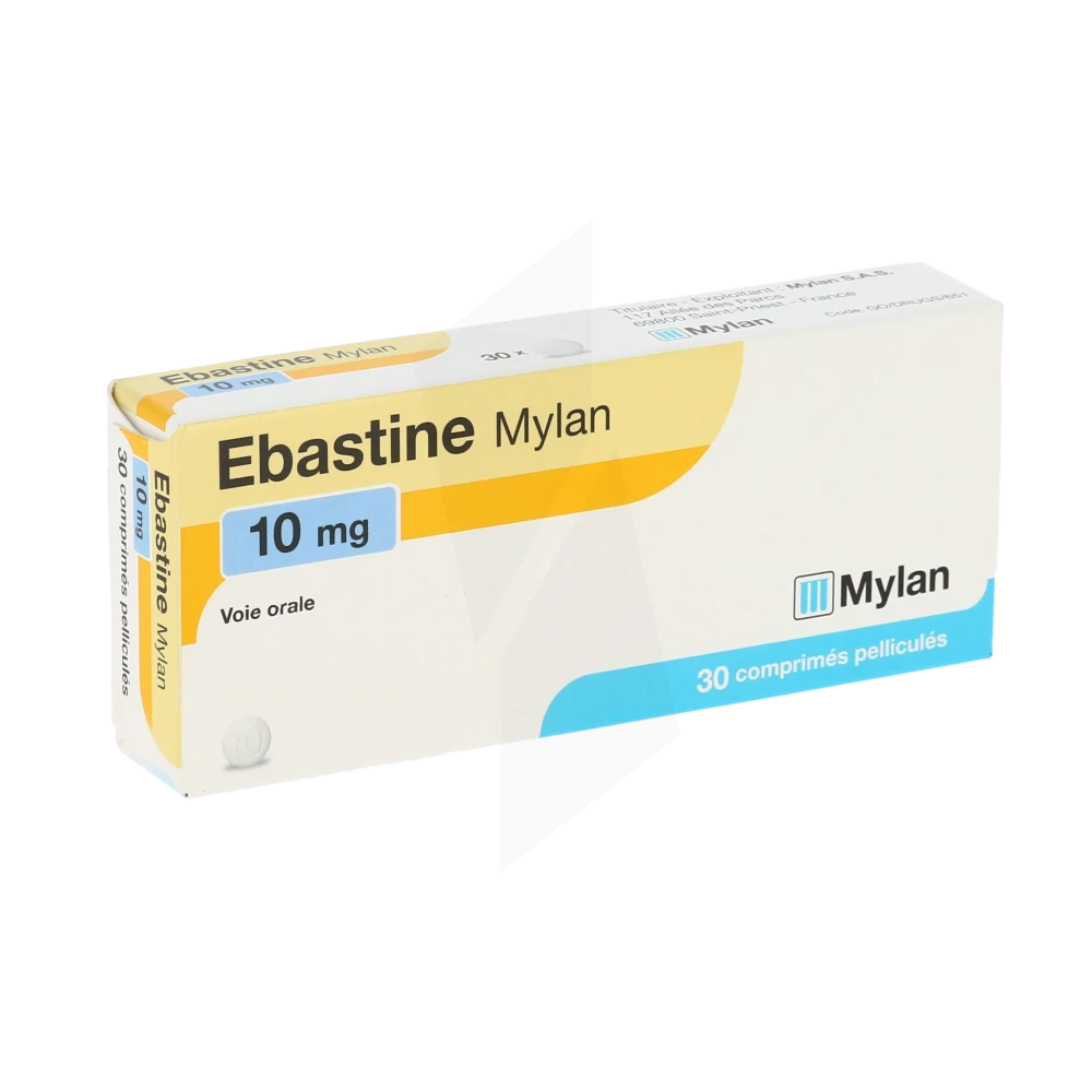 Ebastine Viatris 10 Mg Comprimé Pelliculé