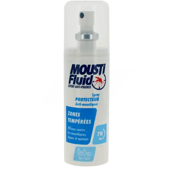 Moustifluid Lotion Protectrice Zones Tempérées 100ml