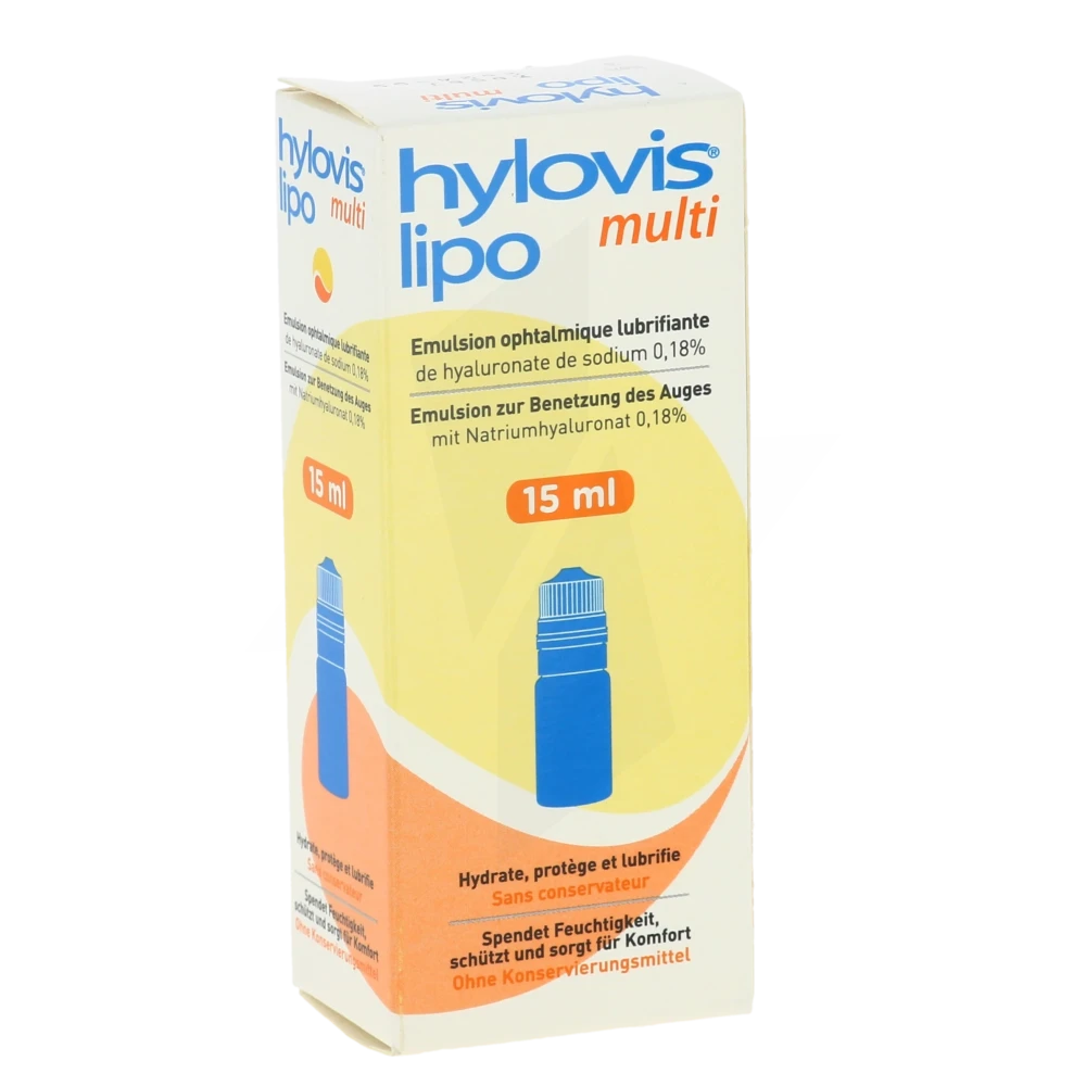 Hylovis Lipo Multi Emulsion Oculaire Fl/15ml