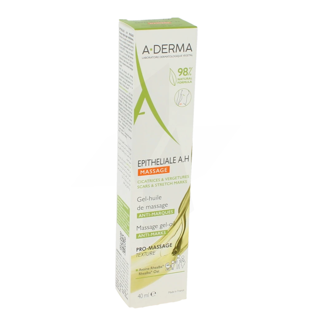 Aderma Epitheliale Ah Massage Gel Huile T/40ml