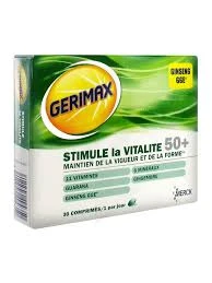 Gerimax Stimule La Vitalité 50+ Comprimé B/30