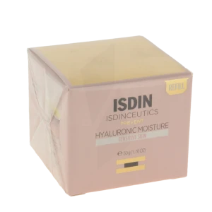 Isdin Hyaluronic Moisture Crème Peaux Sensibles Recharge/50g