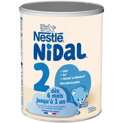 Nestlé Nidal 2 Lait en poudre B/800g